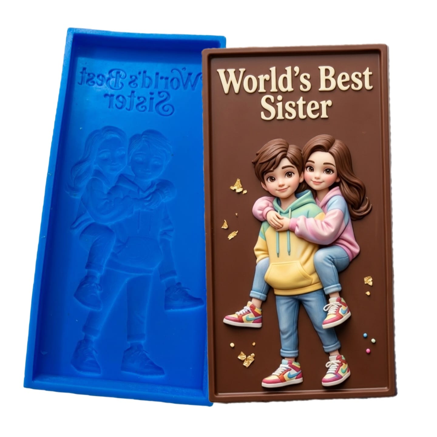WORLD BEST SISTER silicon mould
