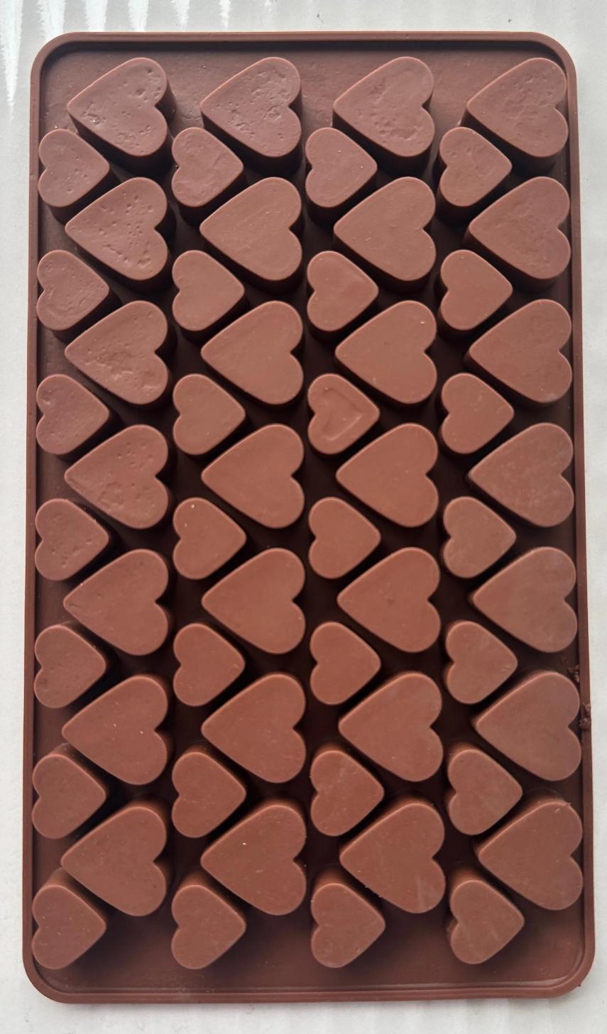 56 CAVITY MINI HEART SILICONE MOULD
