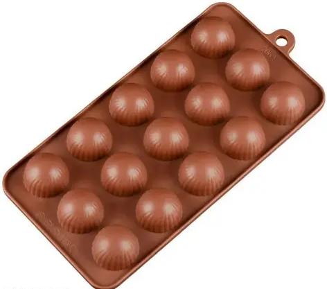 15 CAVITY HALF ROUND BALL SILICONE MOULD