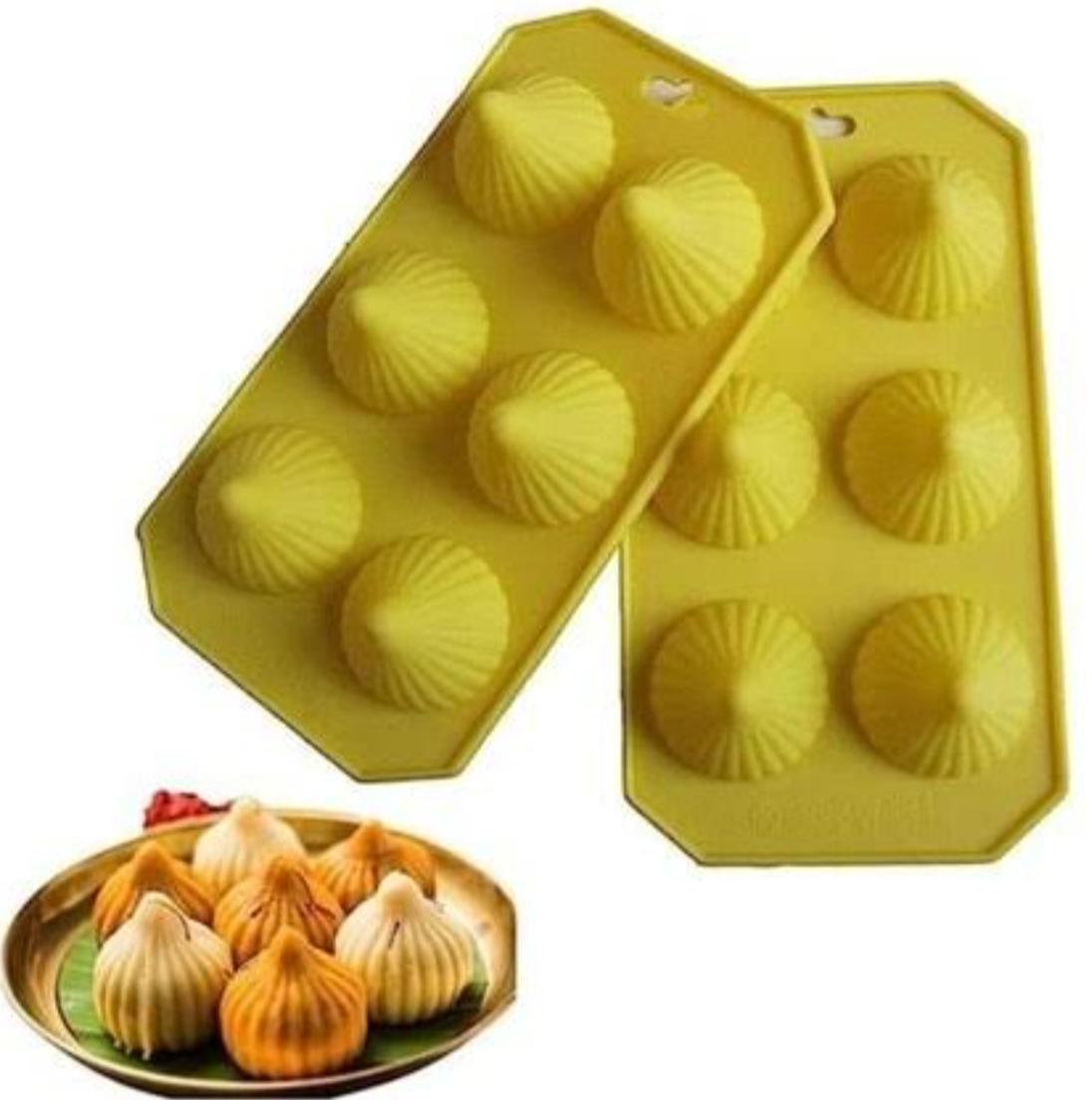 6 CAVITY MODAK SILICONE MOULD