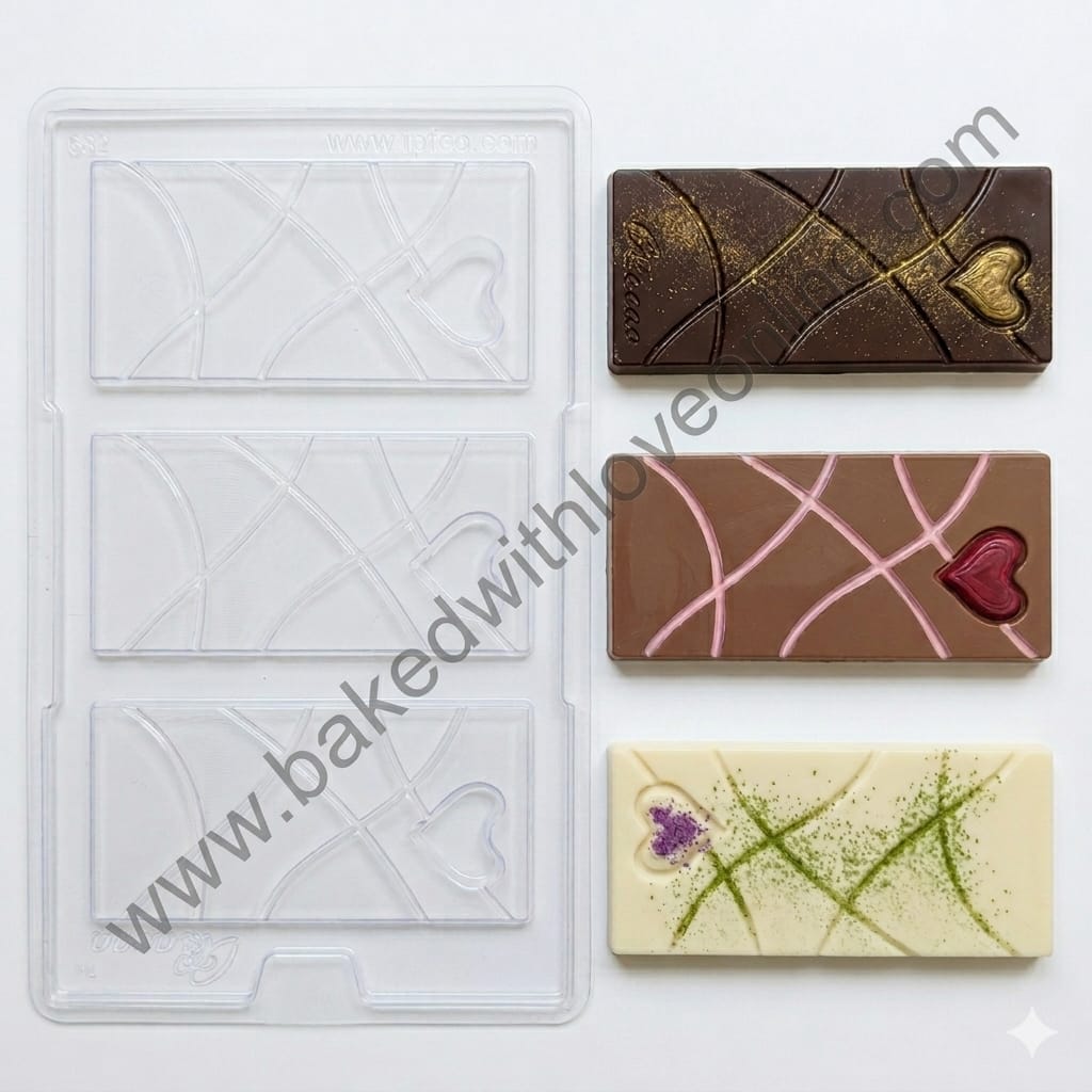 3 CAVITY CHOCOLATE PVC MOULD
