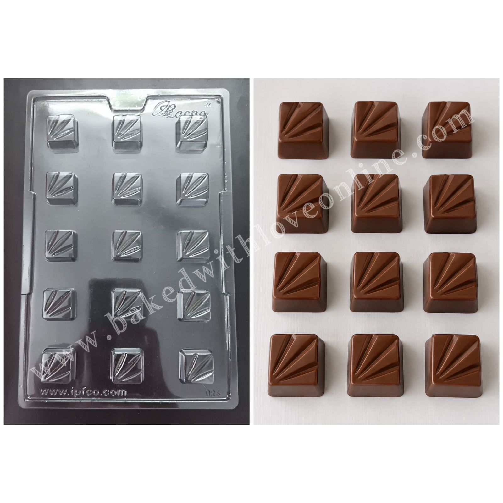15 CAVITY SQUARE PVC MOULD