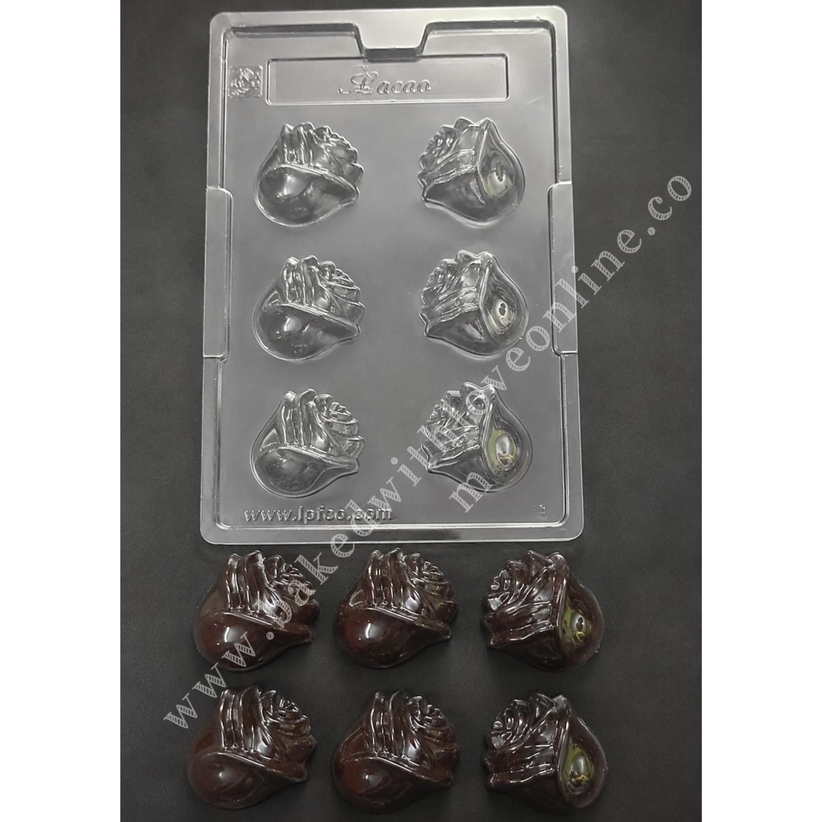 6 CAVITY ROSE PVC MOULD