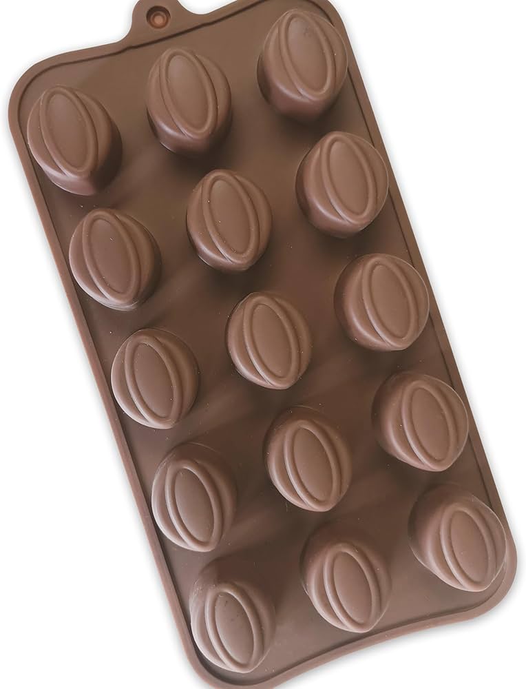 15 CAVITY COFFEE BEANS SILICONE MOULD