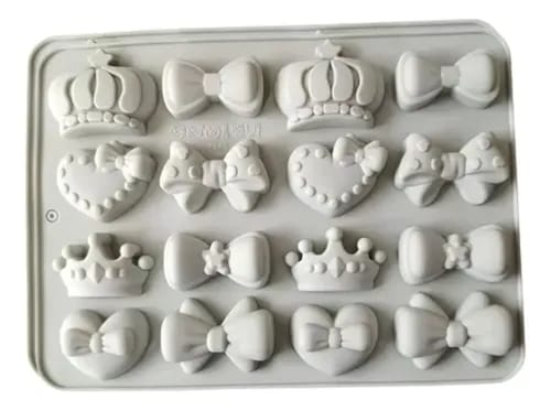 16 CAVITY BOW & CROWN SILICONE MOULD