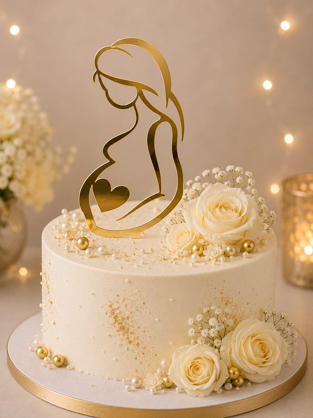 ACRYLIC CAKE TOPPER 5" BABY SHOWER
