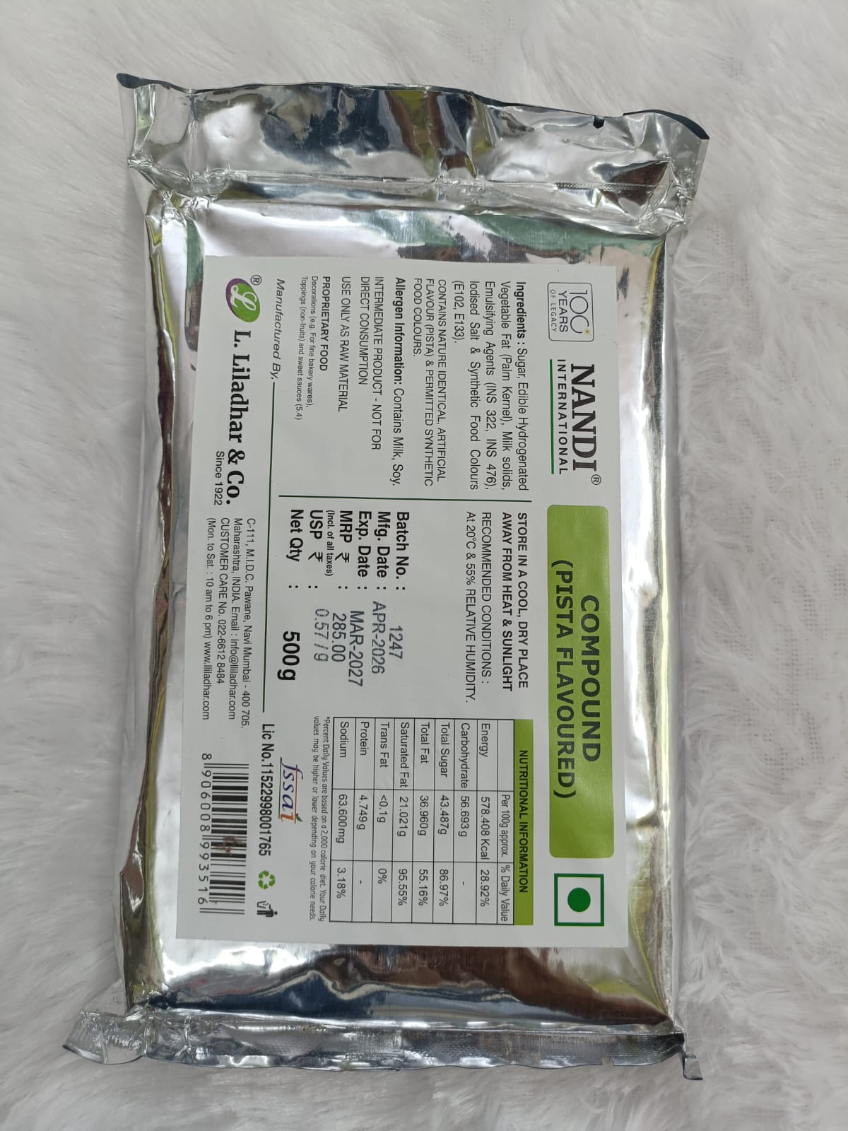FLAVOURED COMPOUND NANDI (PISTA)