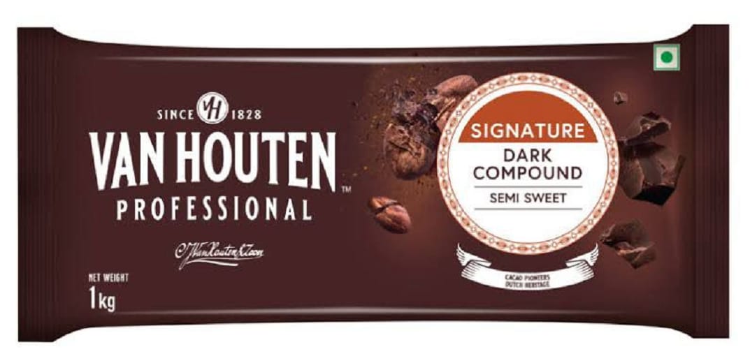 VANHOUTEN SEMI SWEET DARK COMPOUND
