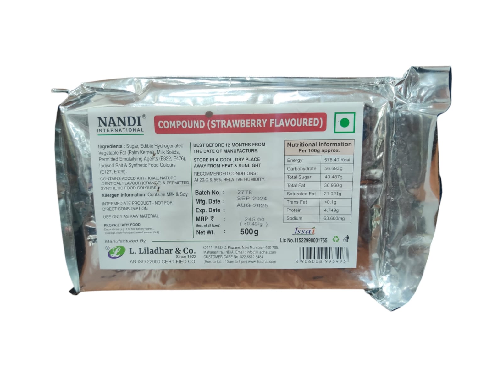FLAVOURED COMPOUND NANDI (STRAWBERRY)