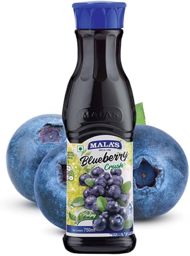 CRUSH BLUEBERRY MALAS 750ML