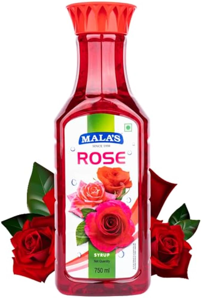 SYRUP ROSE MALAS 750ML
