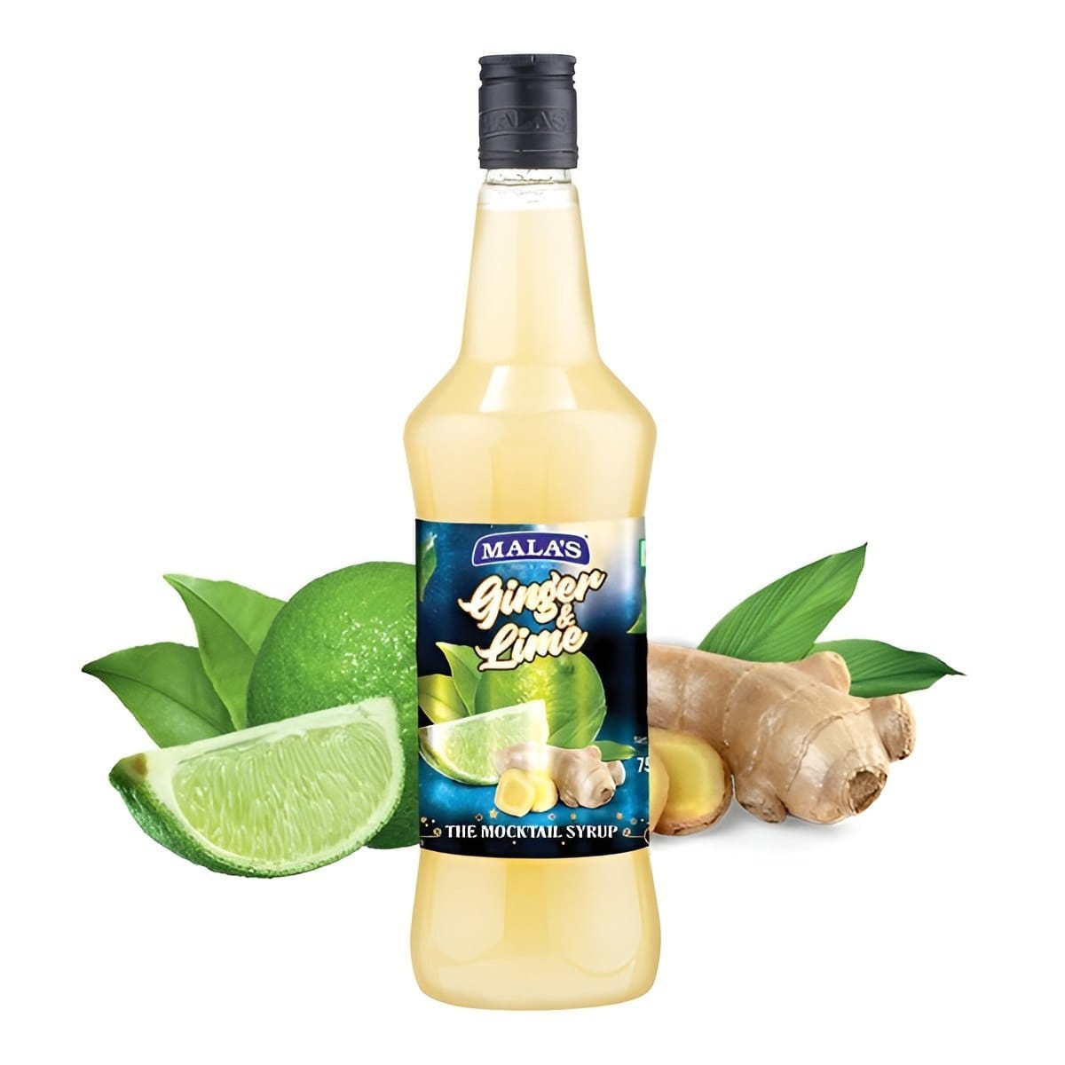 SYRUP GINGER & LIME  MALAS 750ML