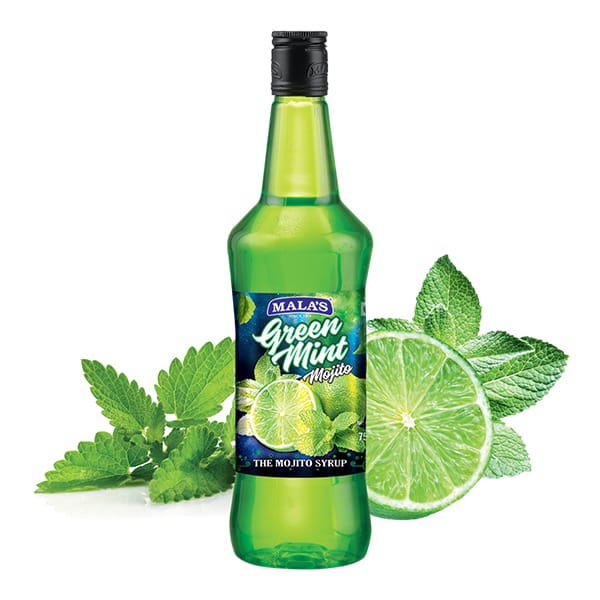 SYRUP GREEN MINT MOJITO MALAS 750ML
