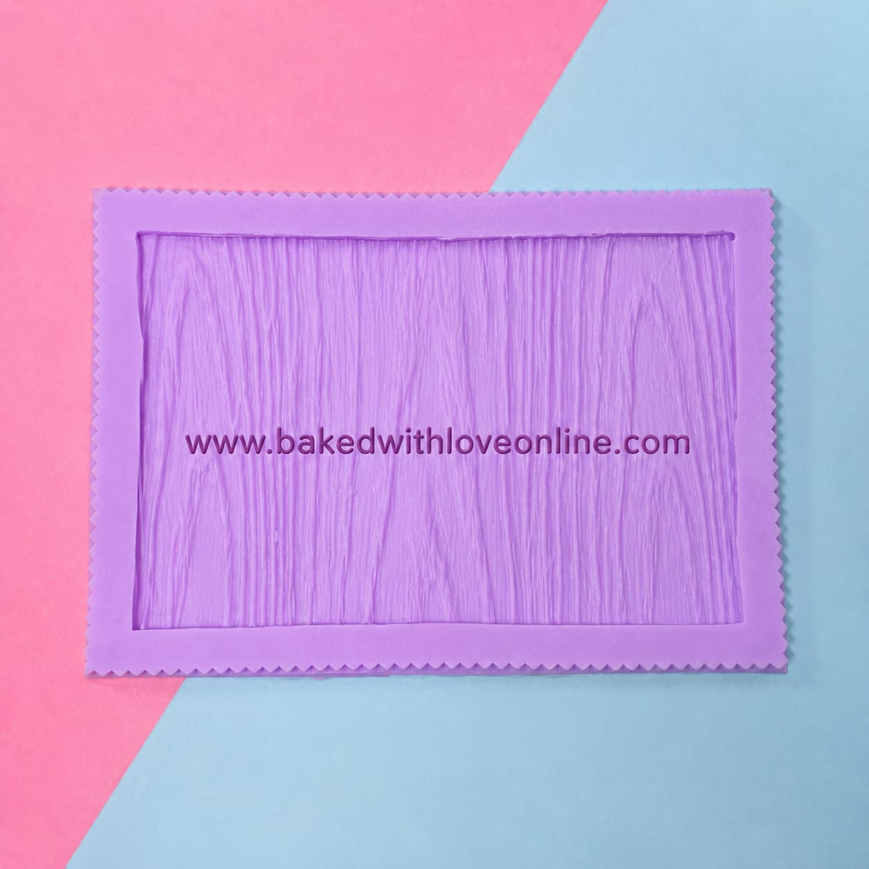 Wooden Texture Fondant silicon mould