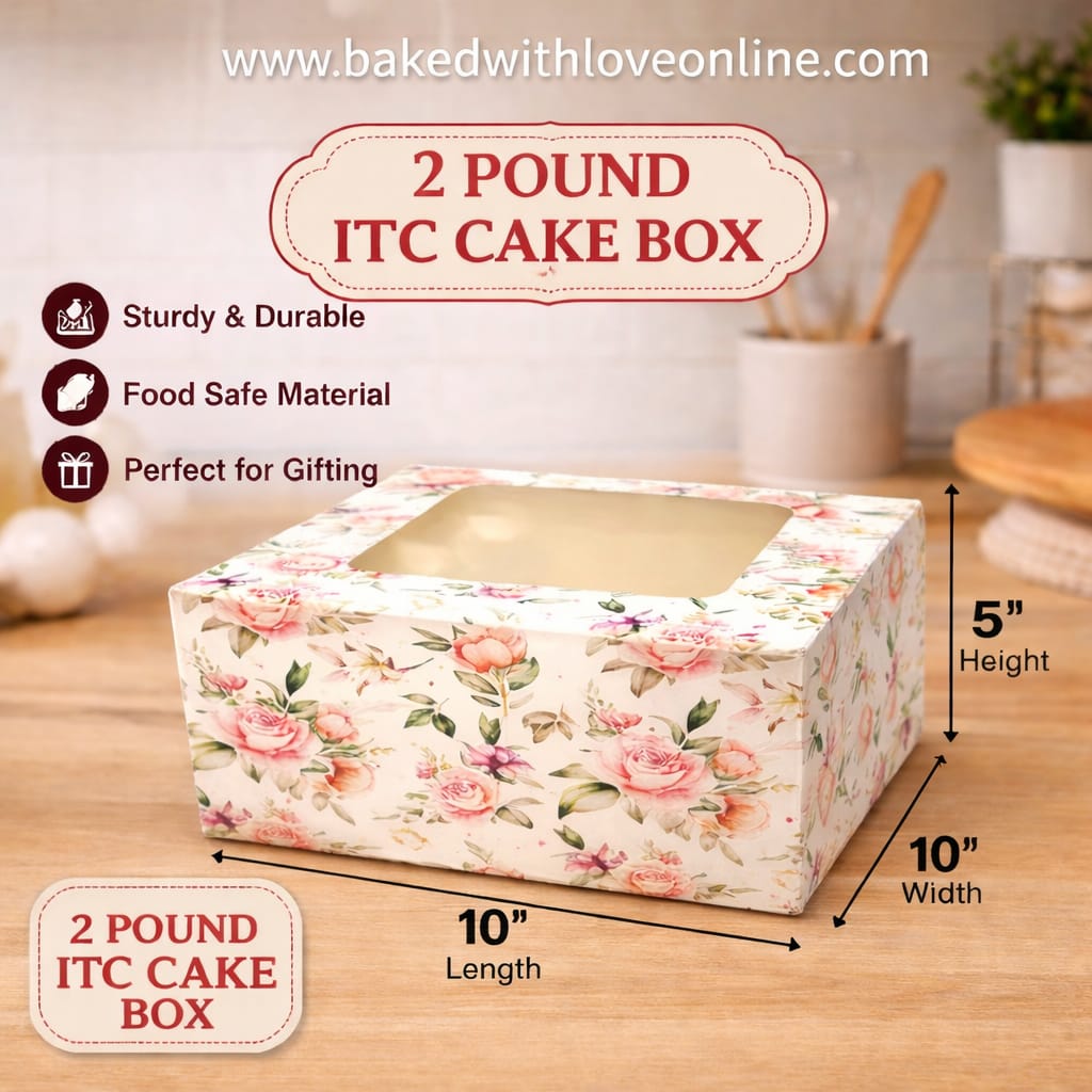 ITC CAKE BOX WINDOW (10X10X5)