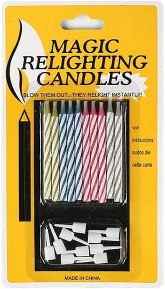 TRICK BIRTHDAY CANDLES