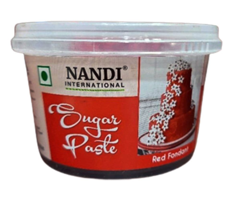 FONDANT RED 250GM (NANDI)