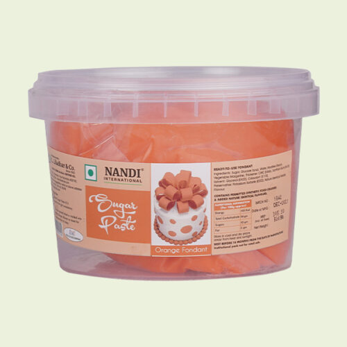 FONDANT ORANGE 250GM (NANDI)
