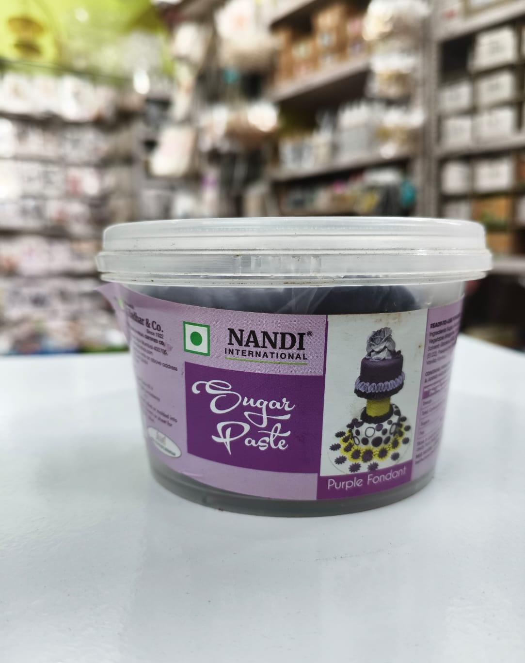 FONDANT PURPLE 250GM (NANDI)