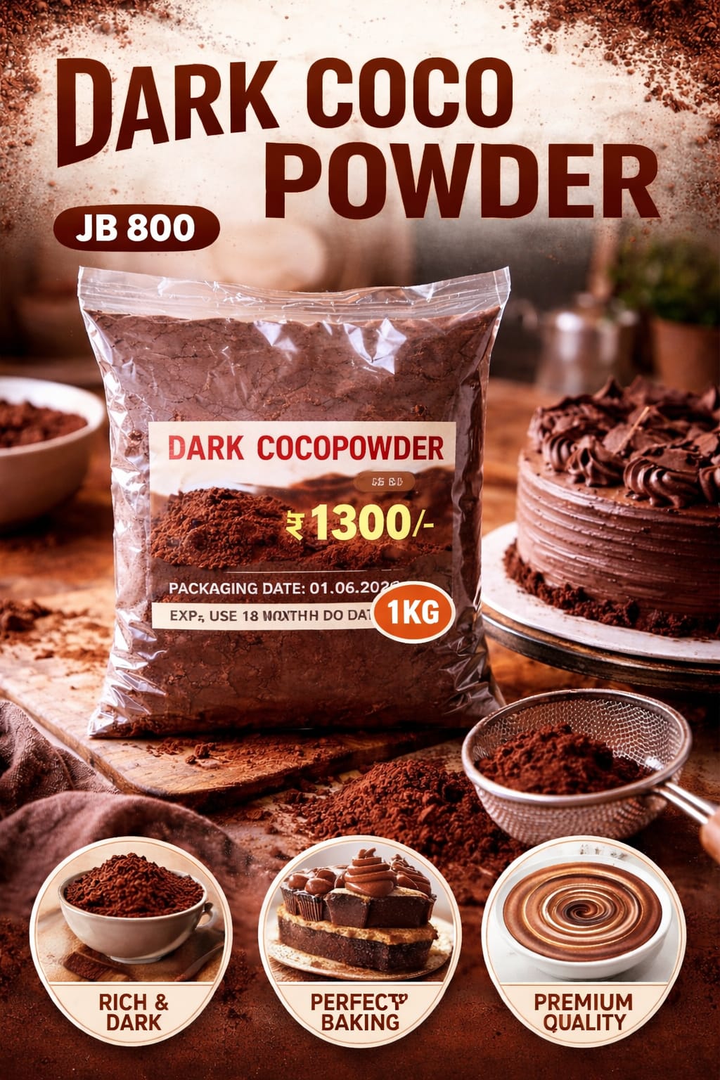DARK COCOPOWDER JB 800