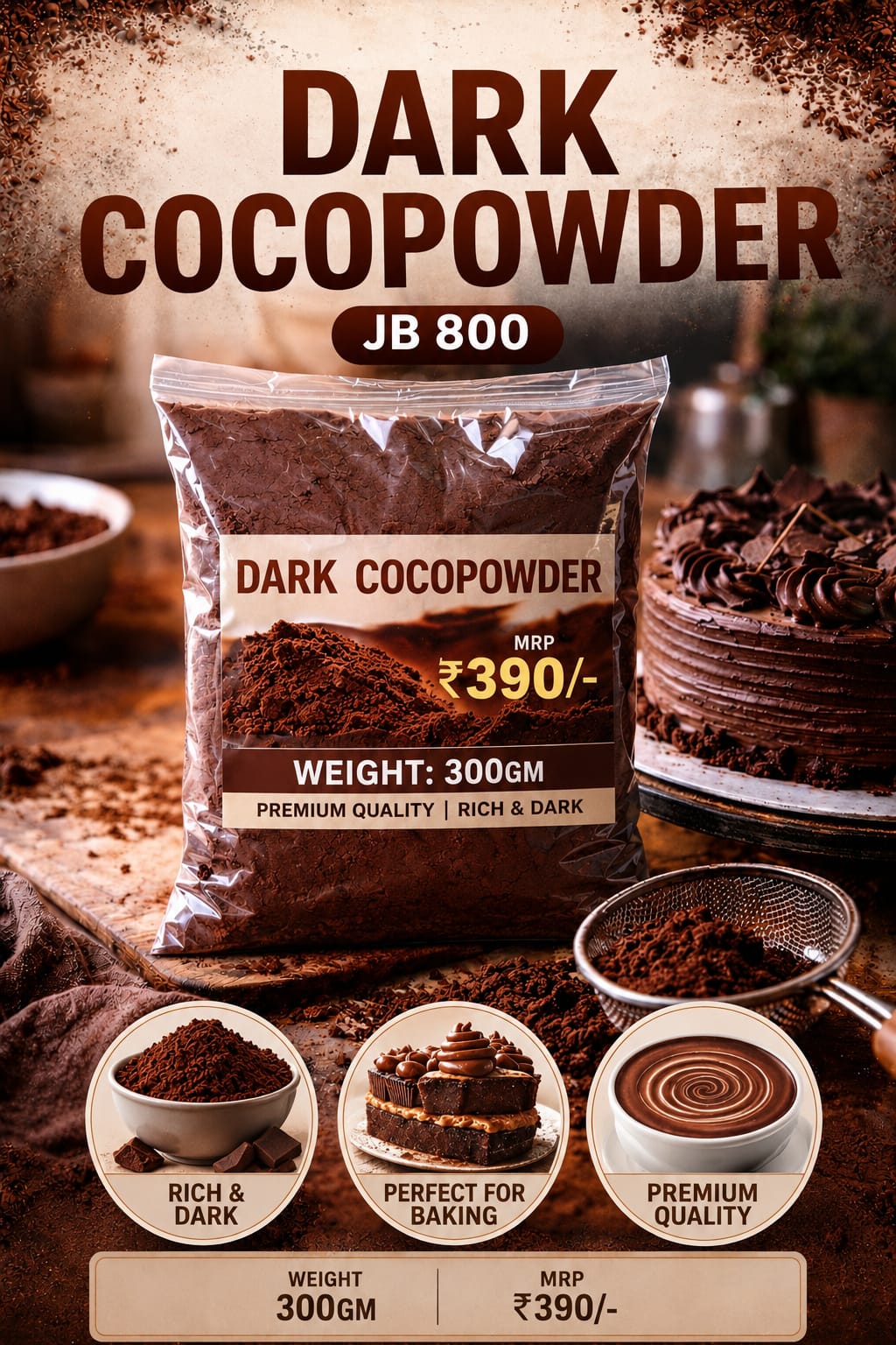 DARK COCOPOWDER JB 800