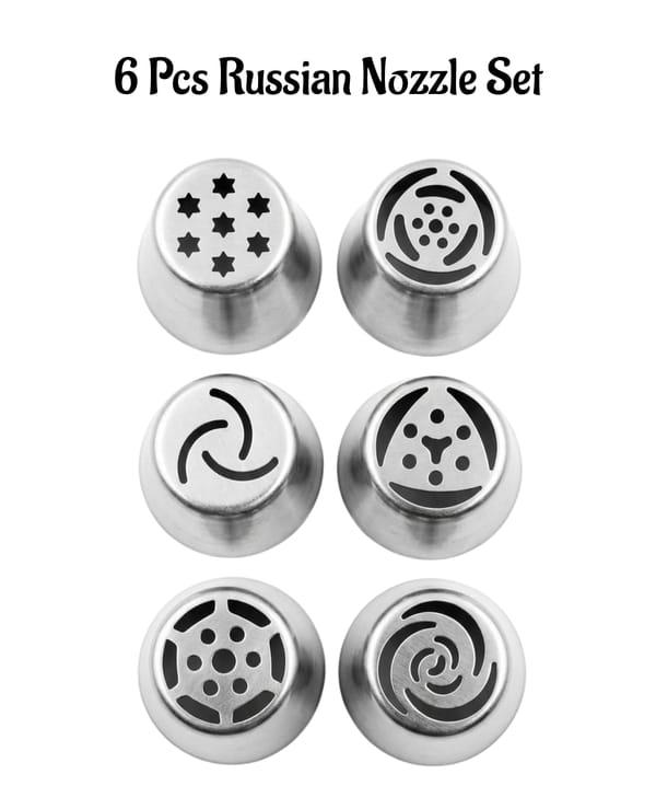 6 Pcs Russian Nozzle Set