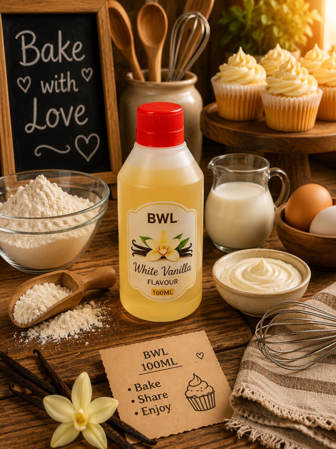 WHITE VANILLA FLAVOUR 100ML