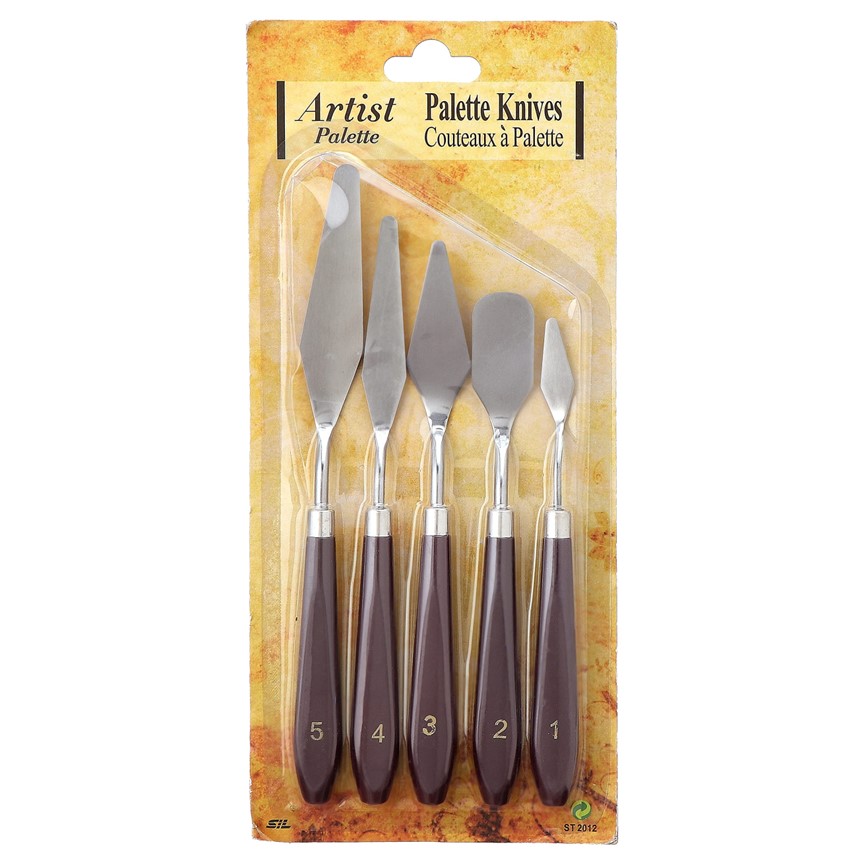 5 PCS ARTIST PALETTE KNIVES
