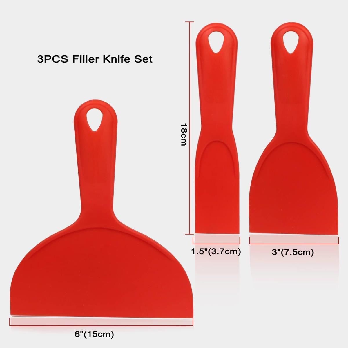 3 PCS FILLER KNIFE SET