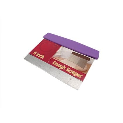 6'' STEELS SCRAPER PLASTIC GRIP