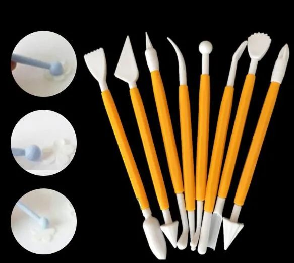 FONDANT MODELLING TOOL SET (8PCS)