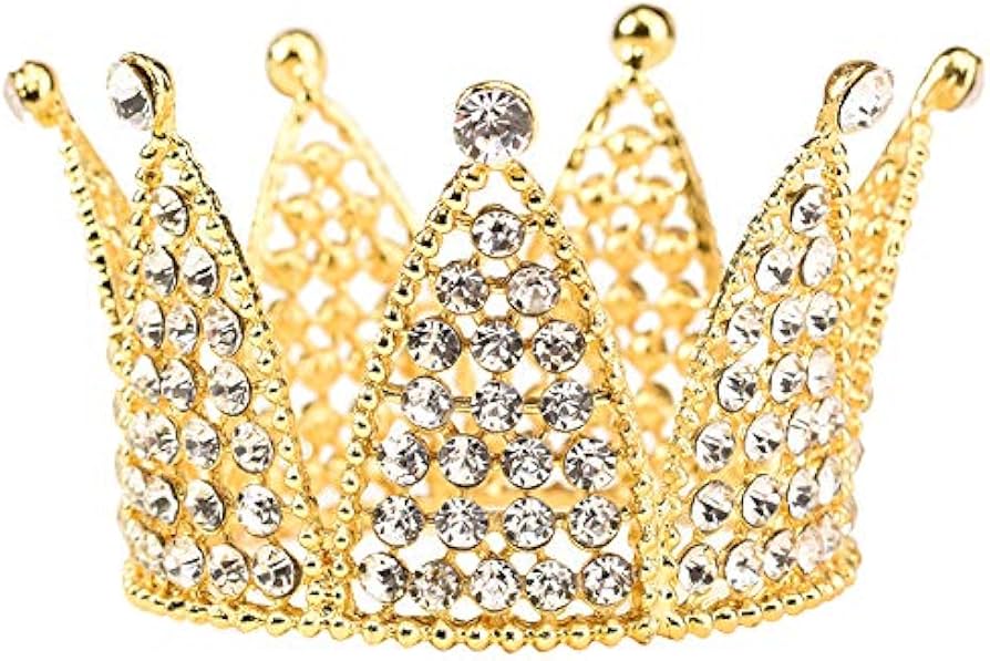 MEDIUM STONE GOLDEN CROWN