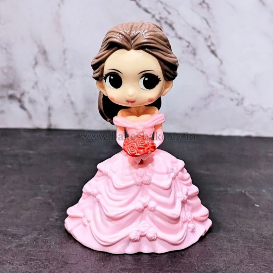 PINK CAKE DOLL TOPPER