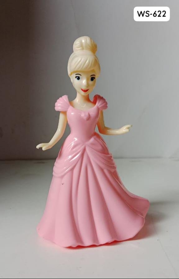 BLUE OR PINK CAKE DOLL TOPPER