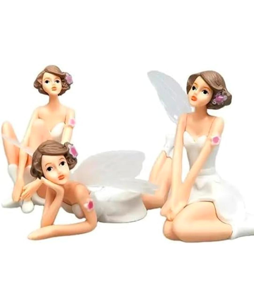 FAIRY CAKE DOLL TOPPER (3PCS)