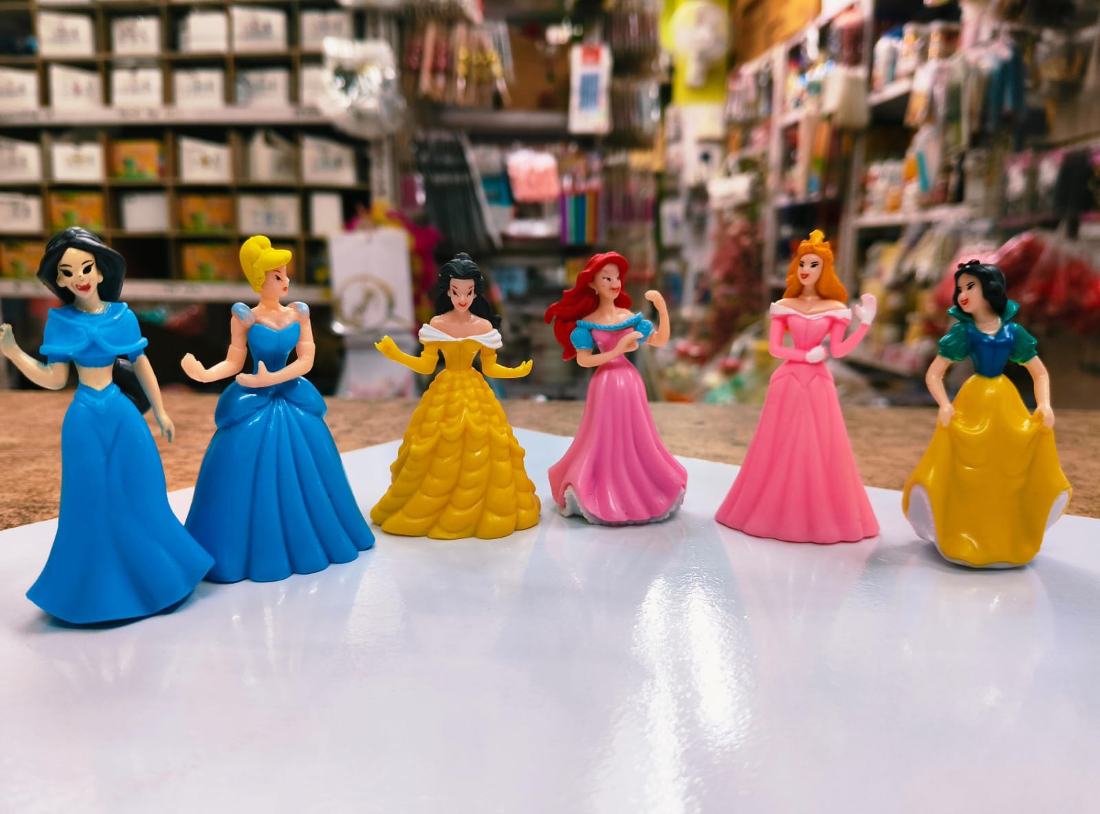 DISNEY PRINCESS CAKE TOPPER (6PCS)