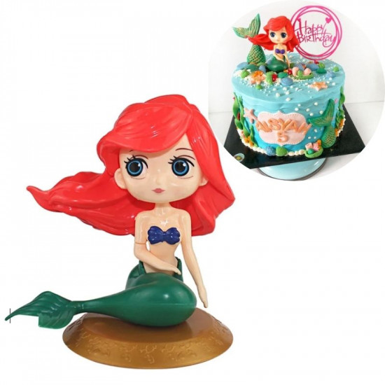 MERMAID CAKE DOLL TOPPER
