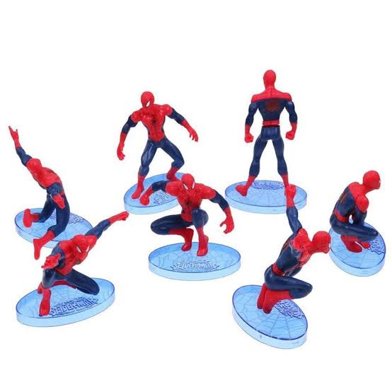 SPIDERMAN CAKE TOPPER (7PCS)