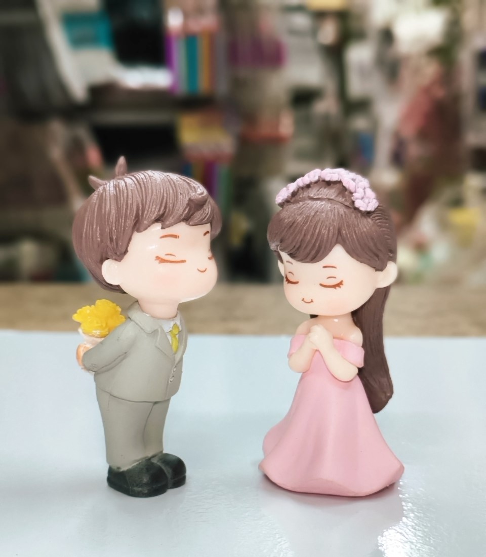 PROPOSAL COUPLE CAKE TOPPER