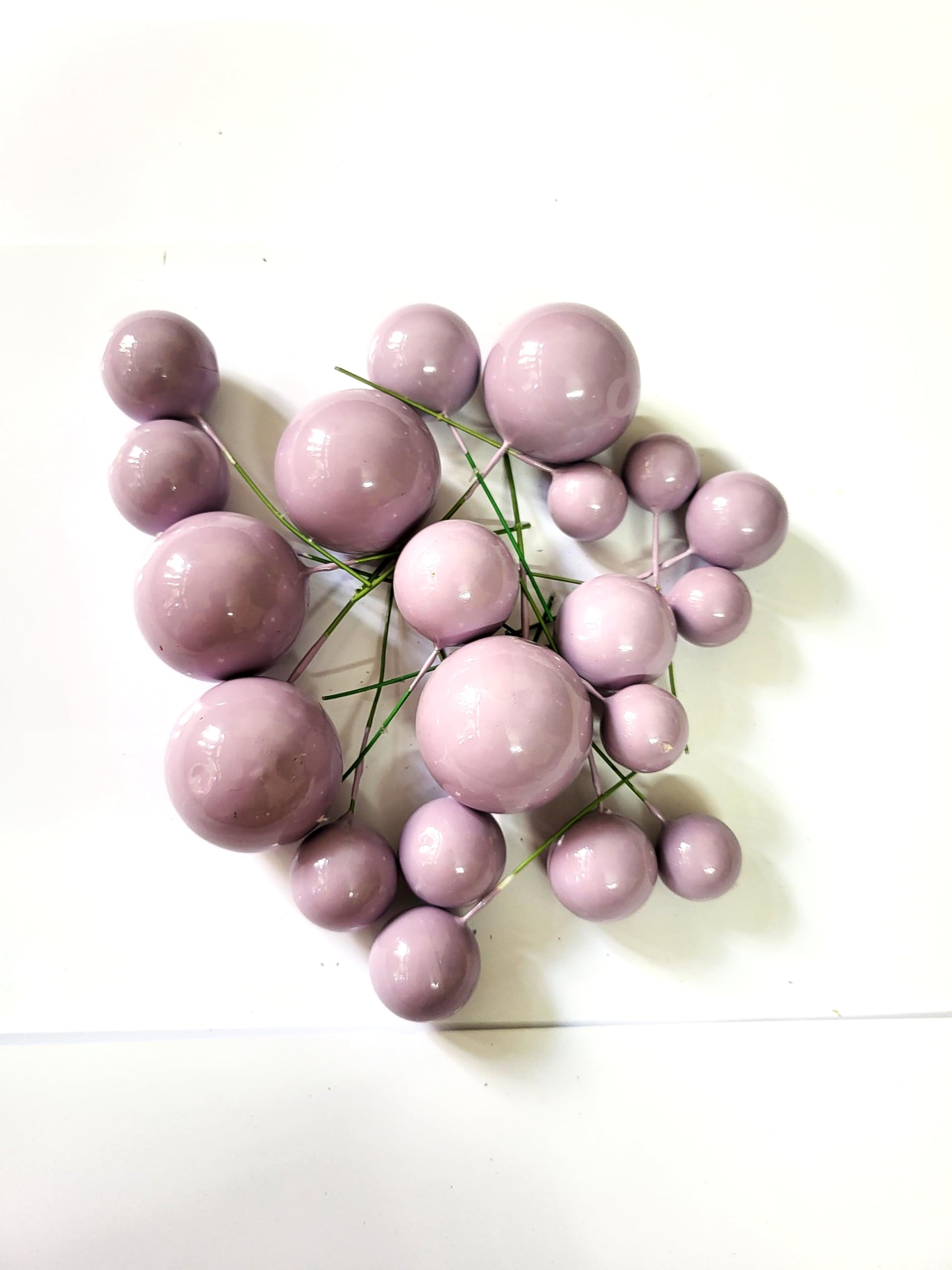 LIGHT PURPLE FAUX BALL