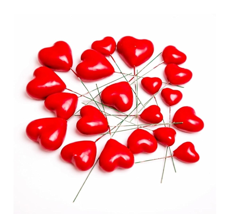RED HEART FAUX BALL