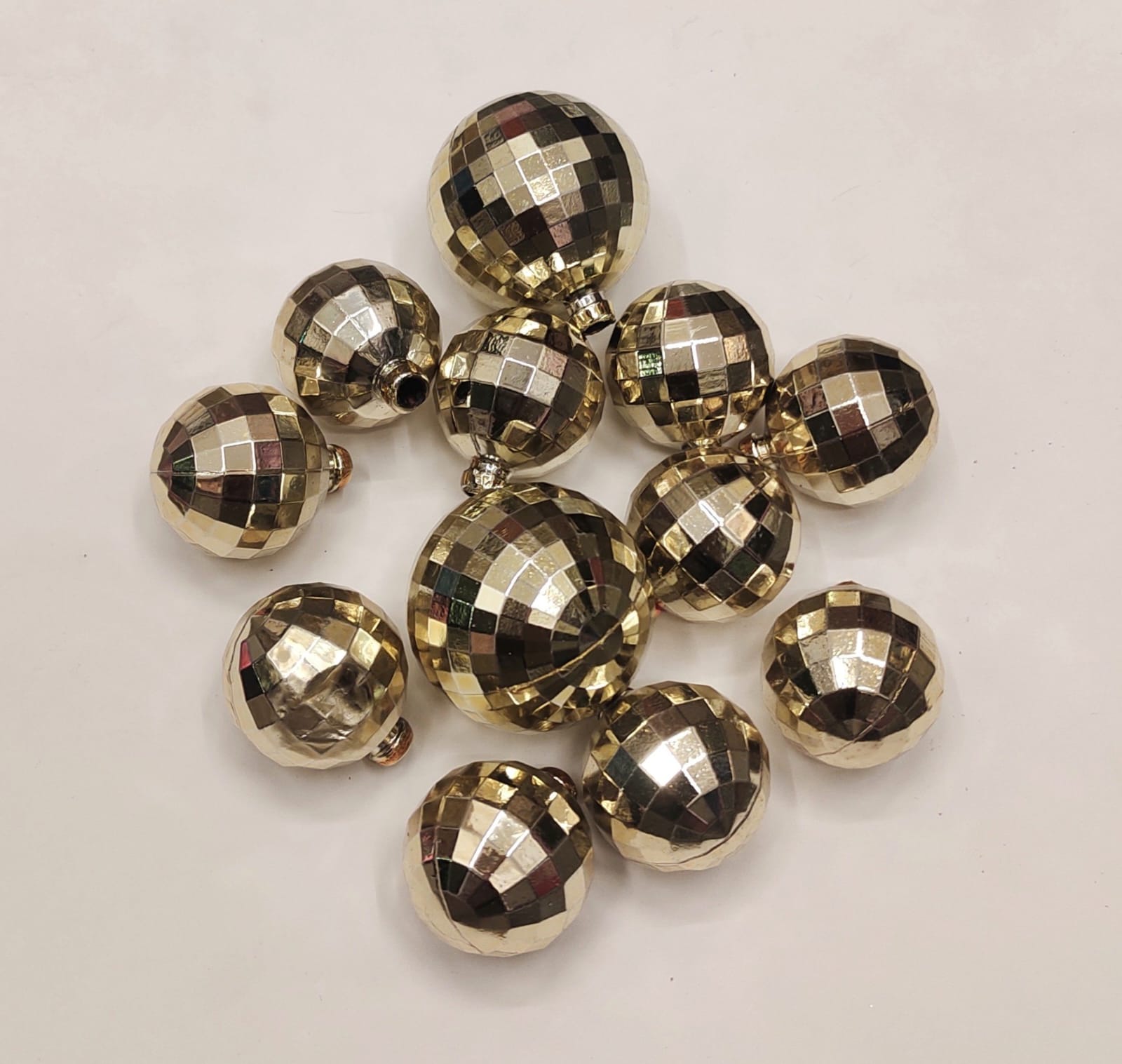 GOLDEN  DISCO FAUX BALL