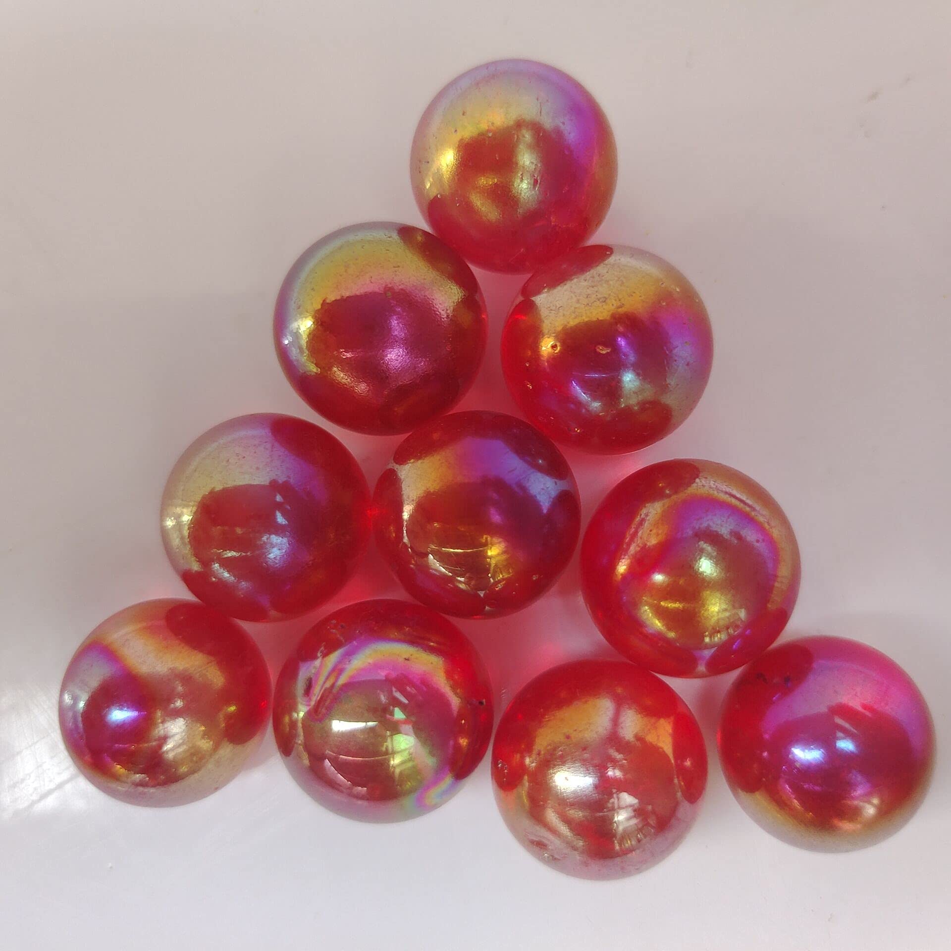 TRANSPARENT FUCHSIA FAUX BALL