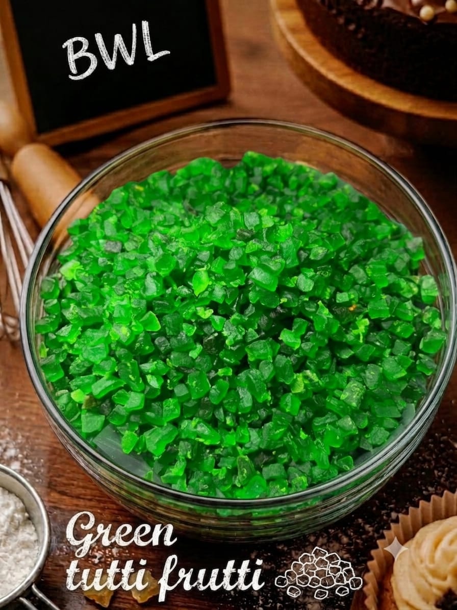 GREEN TUTTI FRUTTI (200GM)