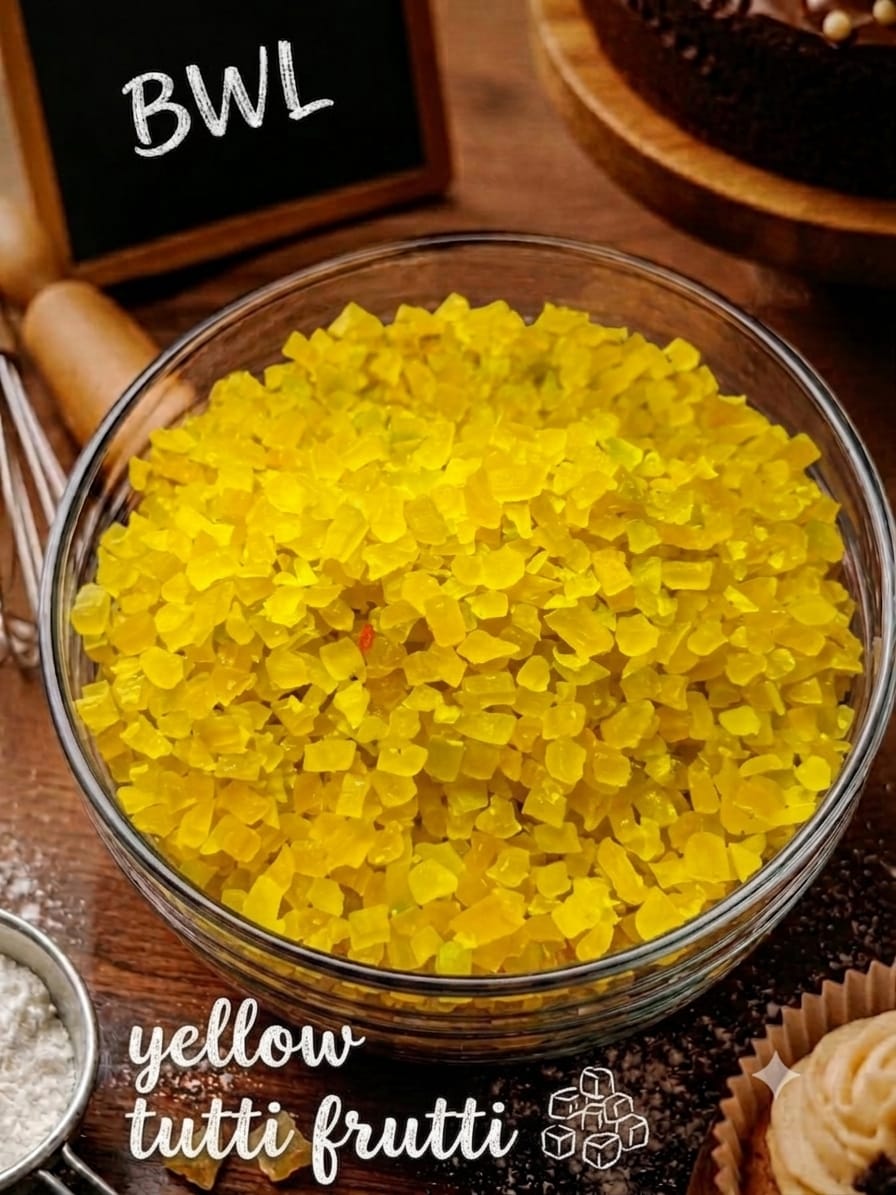 YELLOW TUTTI FRUTTI (200GM)