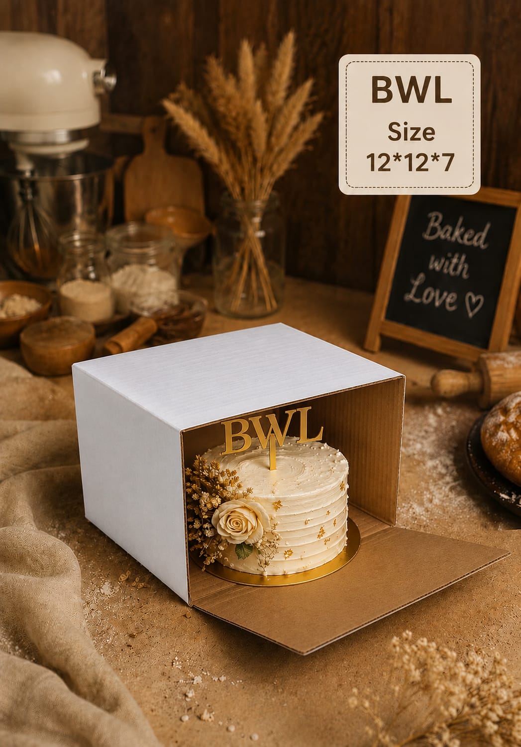 HEIGHT CAKE BOX (12*12*7)