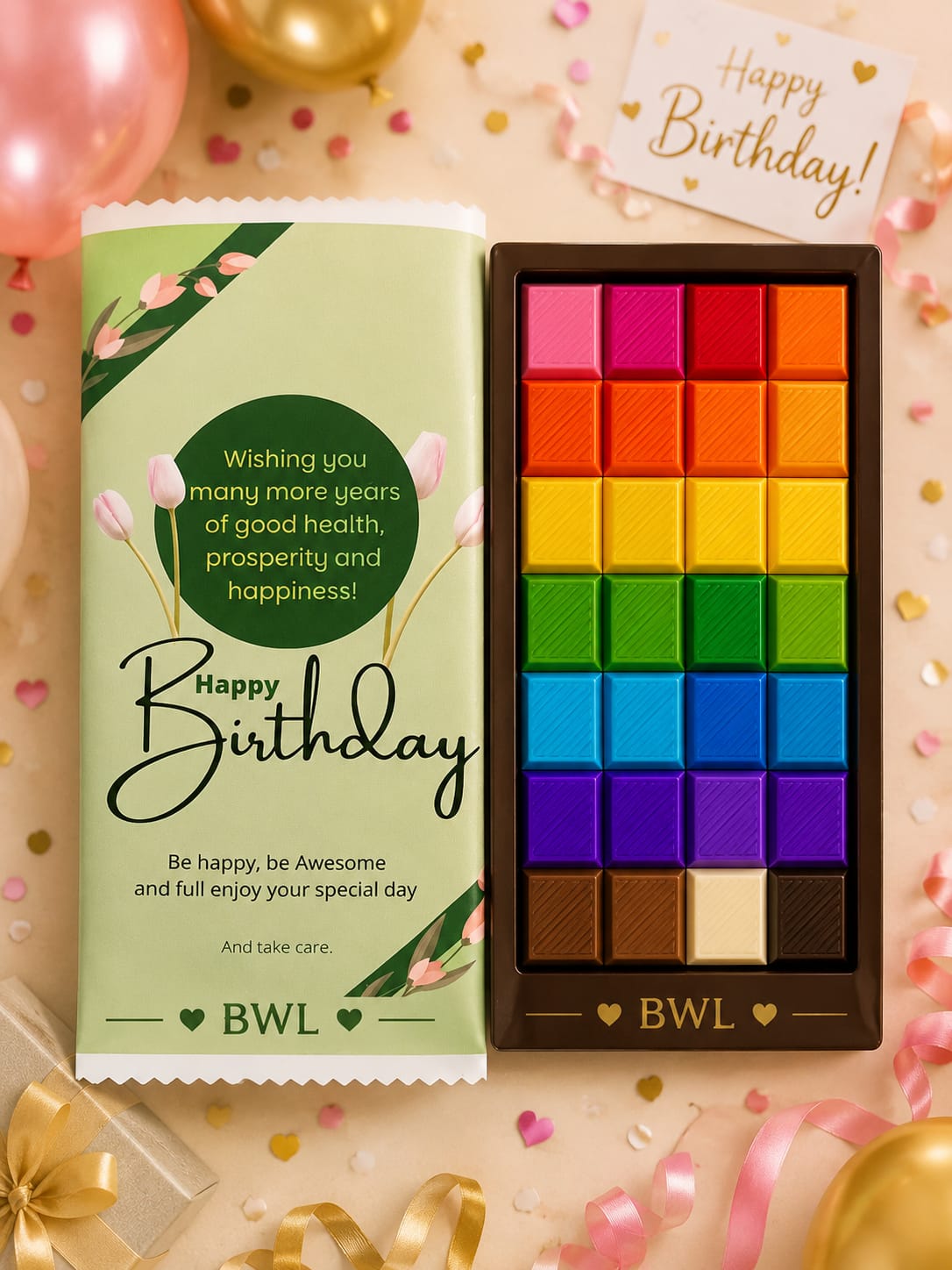 HAPPY BIRTHDAY CHOCOLATE WRAPER (100GM)