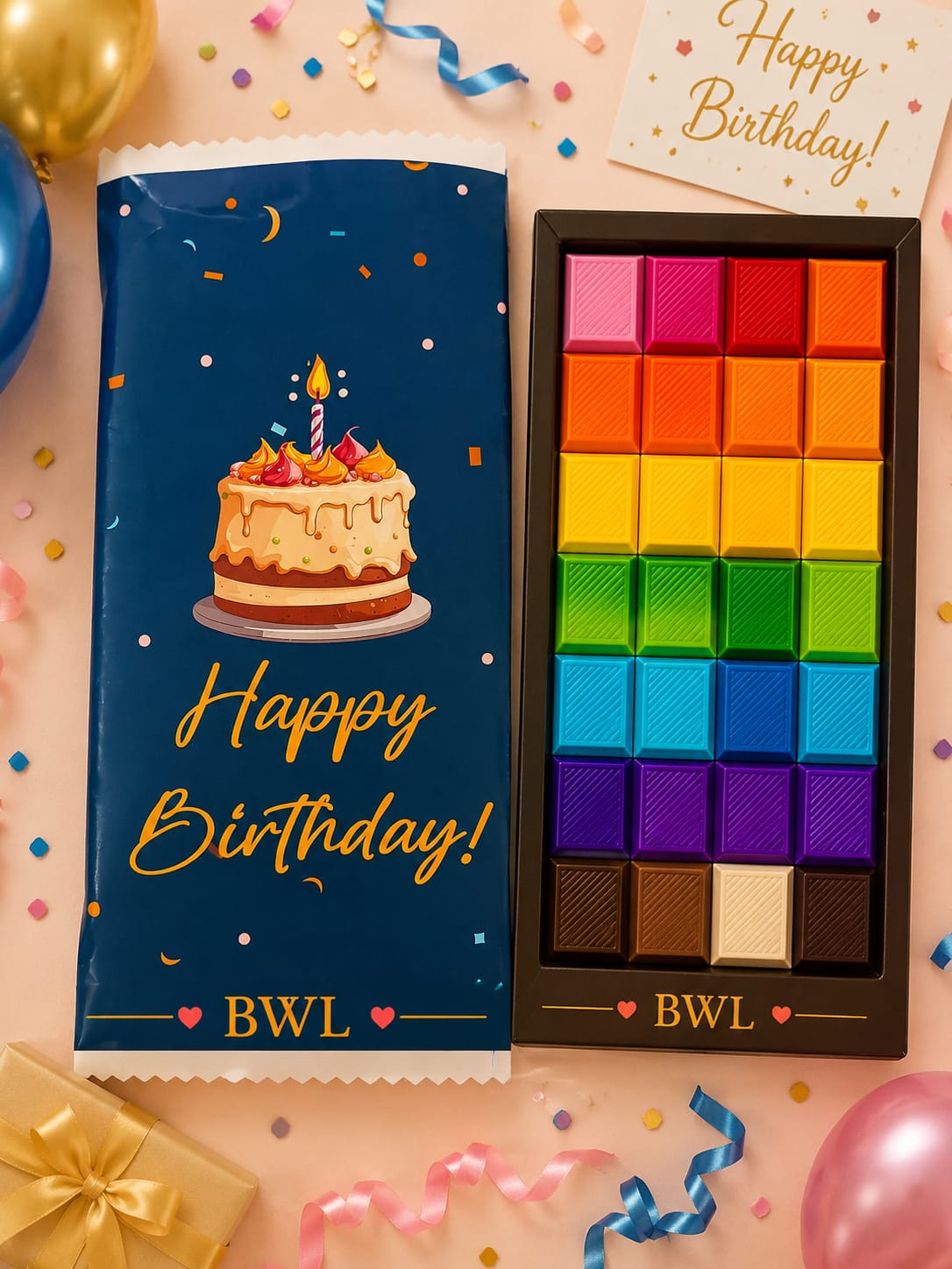 HAPPY BIRTHDAY CHOCOLATE WRAPER (100GM)
