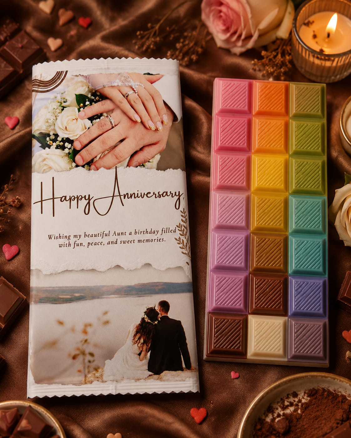 HAPPY ANNIVERSARY CHOCOLATE WRAPER (100GM)