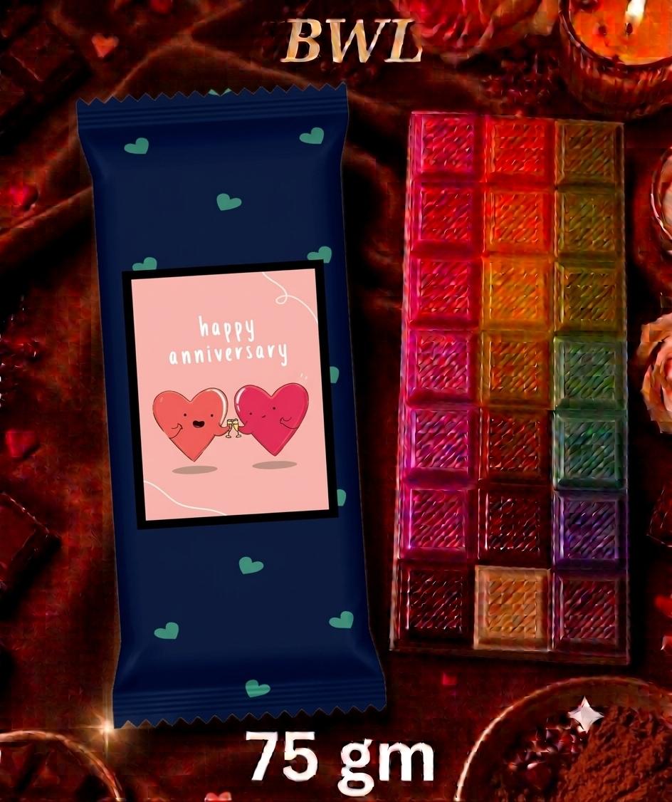 HAPPY ANNIVERSARY CHOCOLATE WRAPER (75GM)